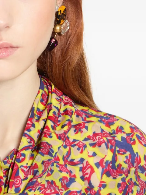 DRIES VAN NOTEN handmade crystal-embellished earrings Gold 2621382370049