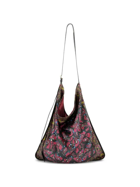 DRIES VAN NOTEN oversized scarf bag Purple 2621315144181