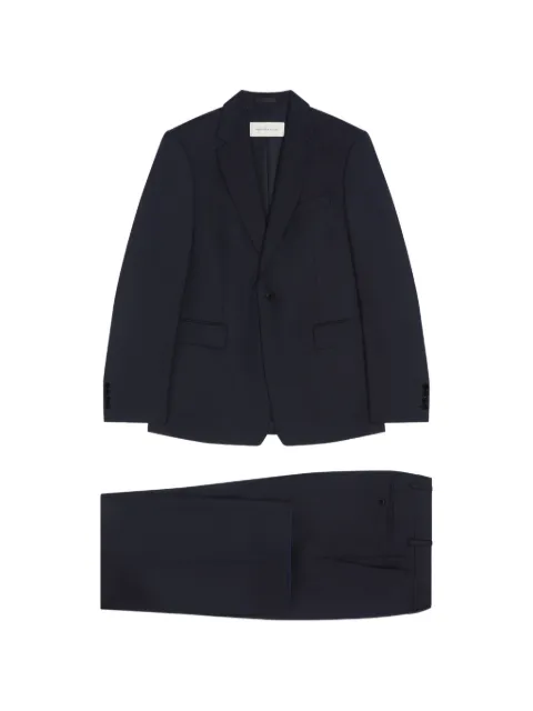DRIES VAN NOTEN slim-fit wool suit Blue 2620203004193