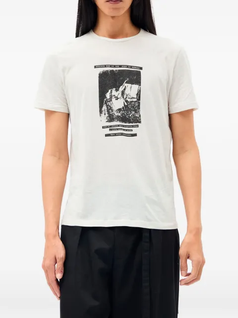 Ann Demeulemeester Baptist graphic-print T-shirt White B0014218FA206