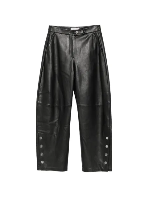 Sportmax Cinepresa leather trousers Black 2622436011