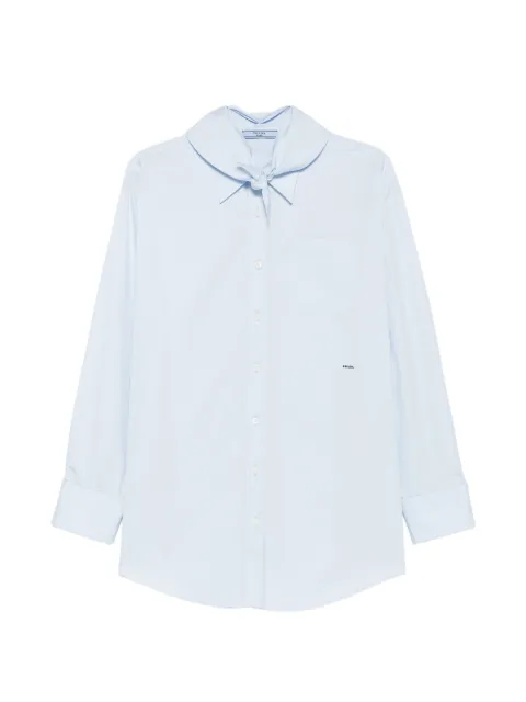 Prada poplin shirt Blue P470JRSOOO1XV2