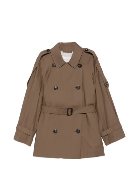 Max Mara double-breasted belted coat Brown 2629026034600