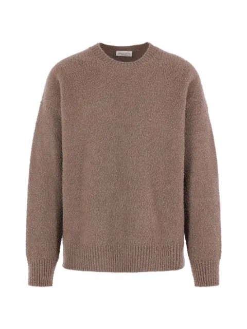 Roberto Collina crew-neck wool sweater Brown 263MYB21501