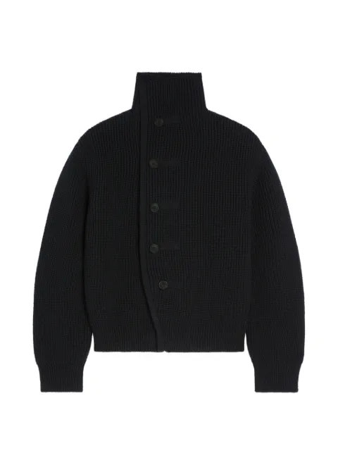 DRIES VAN NOTEN chunky wool cardigan Black 2620212214707