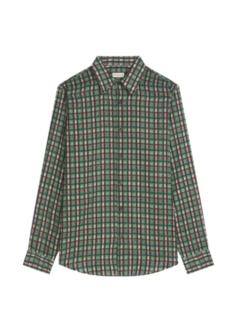 DRIES VAN NOTEN classic cotton shirt Green 2620207084109