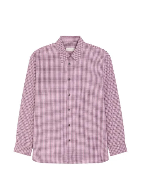 DRIES VAN NOTEN loose cotton shirt Pink 2620207174063