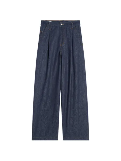 DRIES VAN NOTEN pleated jeans Blue 2620209364401