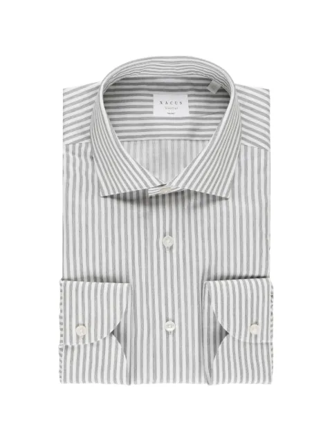 Xacus Travel Shirt striped shirt Grey WF558ML