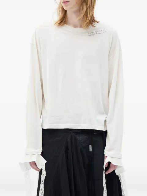 Ann Demeulemeester Teenage Apocalypse graphic-print T-shirt White B0014224FA206
