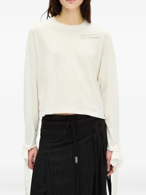 Ann Demeulemeester Niki long-sleeved T-shirt White B0014245FA206