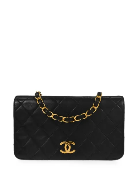 CHANEL Pre-Owned 1996-1997 mini Full Flap shoulder bag Black 166924