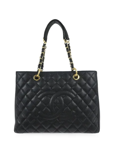 CHANEL Pre-Owned 2014 Grand Shopping chain tote bag Black 166921