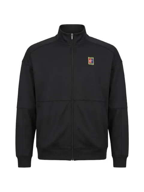 Nike logo-patch performance track jacket Black FZ6925