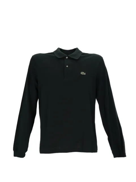 Lacoste long-sleeve logo-patch polo shirt Green L131200
