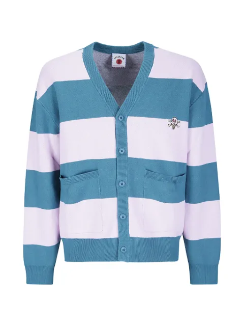 ICECREAM Cones & Bones striped cardigan Green ICKN26225