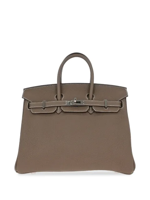 Hermès Pre-Owned 2019 Togo Birkin 25 handbag Neutrals 166953