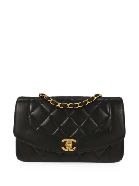 CHANEL Pre-Owned 1994-1996 Diana shoulder bag Black 197050