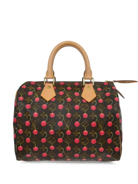 Louis Vuitton Pre-Owned 25 Cherry Speedy Monogram tote bag Brown 197026
