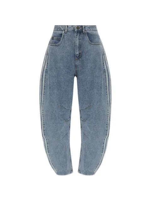 adidas side-stripe wide-leg jeans Blue KQ6476