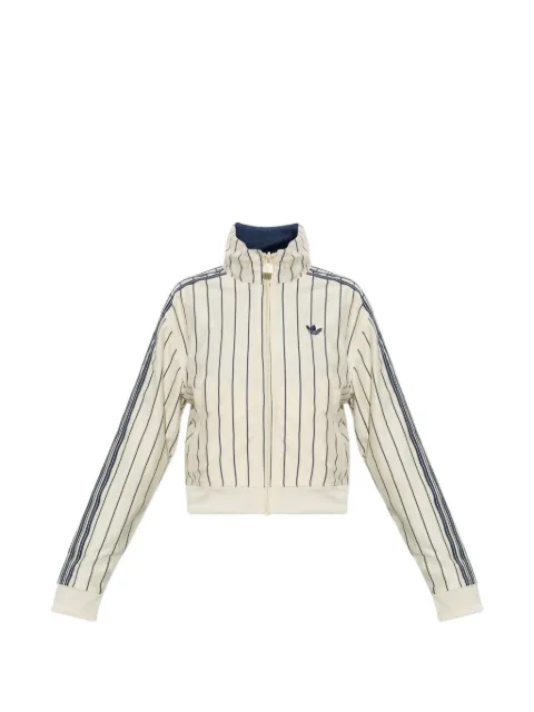 adidas reversible pinstriped bomber jacket Neutrals KR7031