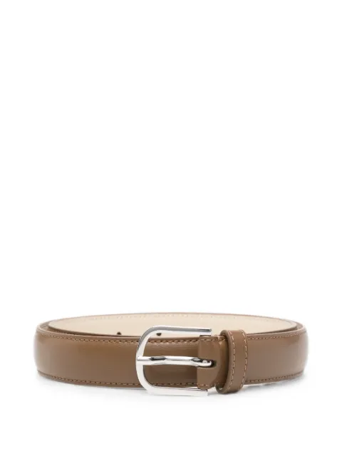 TOTEME buckle-fastening leather belt Brown 244WAM1089LE0025