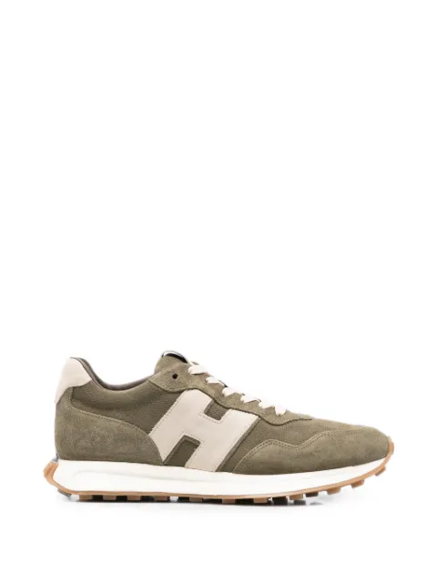 Hogan logo-patch sneakers Green HXM6010EH41VFX