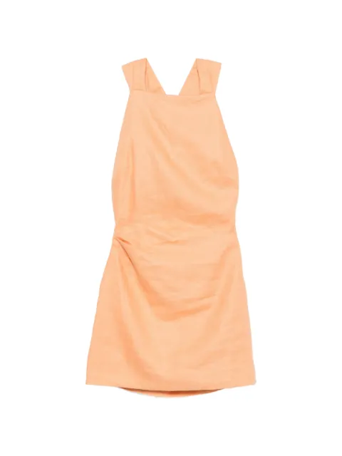 SIR. Thora twist-back mini dress Orange SIR2261051