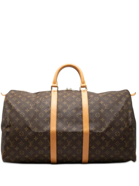 Louis Vuitton Pre-Owned 1998 Monogram Keepall 55 travel bag Brown YQ3IS8VBKO6VU3EC