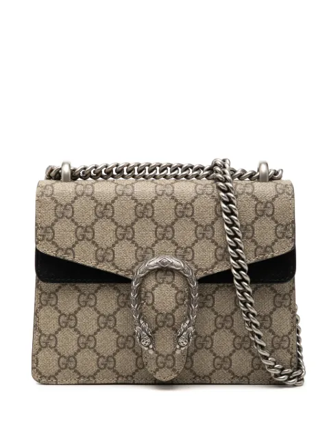 Gucci Pre-Owned 2016-2026 Small GG Supreme Dionysus crossbody bag Neutrals O02MVWJ09AYPN1ZZ
