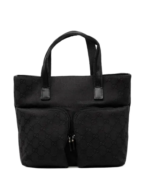 Gucci Pre-Owned 2000-2015 GG Canvas handbag Black NT3KZ695JF394XT3