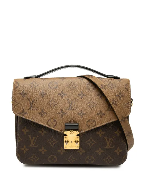 Louis Vuitton Pre-Owned 2020 Monogram Reverse Pochette Metis satchel Brown 8NRBZOG6720PA5O3