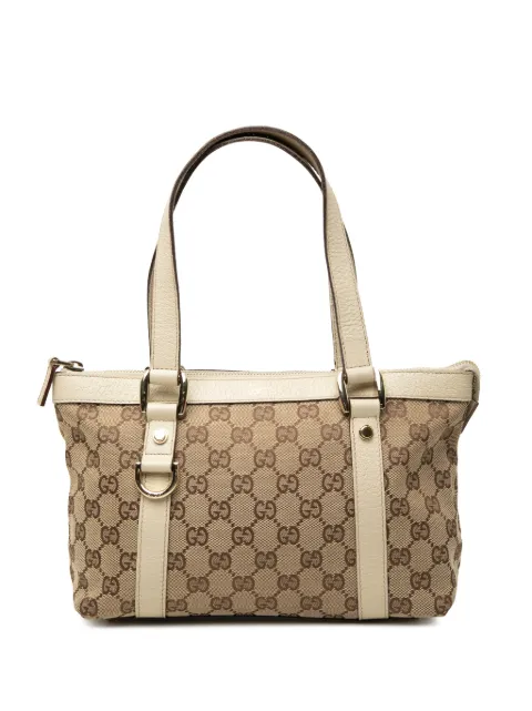 Gucci Pre-Owned 2000-2015 GG Canvas Abbey D Ring tote bag Neutrals 42YIYMYIHXZYC0FC