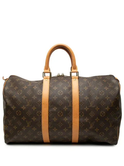 Louis Vuitton Pre-Owned 2000 Monogram Keepall 45 travel bag Brown 2FSX8DBJR825UFDD