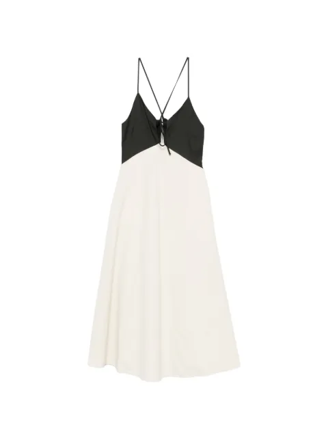 Sea Angelina V-neck midi dress Neutrals PF26090
