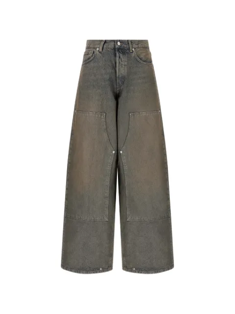 Haikure Legacy reinforced-panel jeans Grey HEW03375DF106L0940