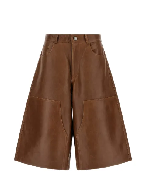 Haikure Legacy wide-leg shorts Brown HEW03377PL008