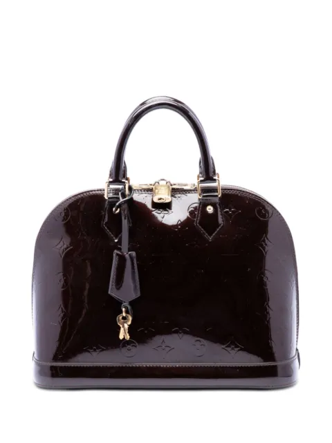 Louis Vuitton Pre-Owned 2000-2020 Monogram Vernis Alma PM handbag Purple 6MZ41X0H1BSQ30Z1