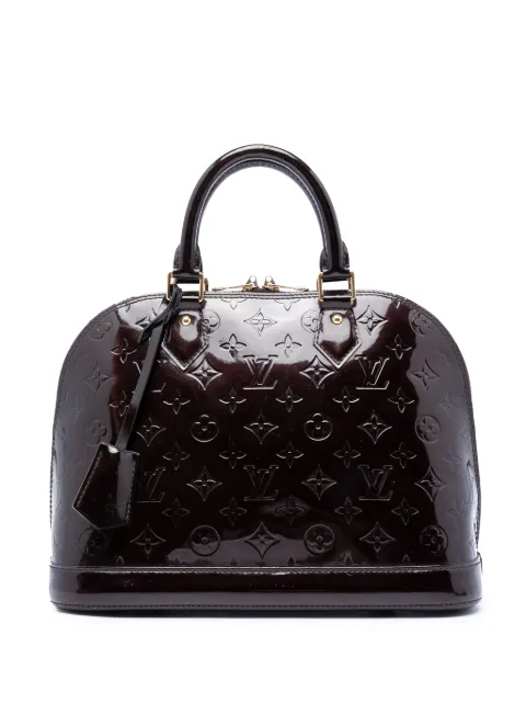 Louis Vuitton Pre-Owned 2000-2026 Monogram Vernis Alma PM handbag Purple XBBO2DAUV55GZXBS