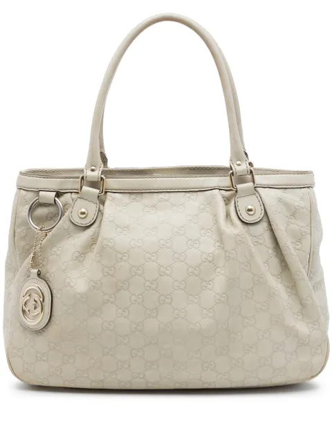 Gucci Pre-Owned 2016-2026 Guccissima Sukey tote bag Brown WAI6NCYE53DTH71B