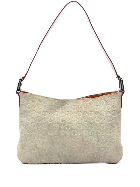 Celine Pre-Owned 2000 C Macadam Suede shoulder bag Brown UOK0855C0RVMOZOY