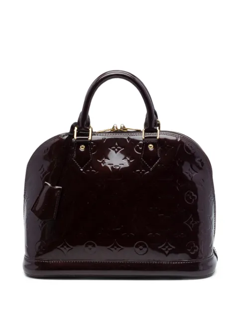 Louis Vuitton Pre-Owned 2014 Monogram Vernis Alma PM handbag Purple PO4BO1USLCZFTMX4