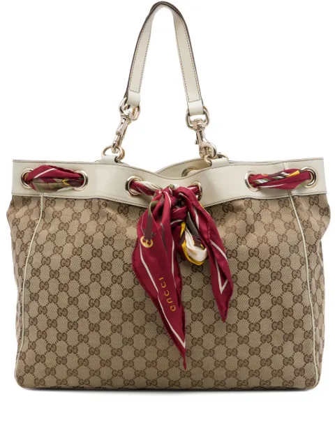 Gucci Pre-Owned 2000-2015 Large GG Canvas Positano tote bag Neutrals GBO3H7TA2XSB298M