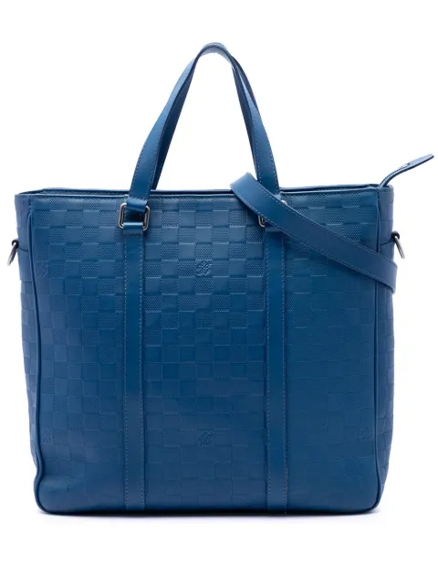 Louis Vuitton Pre-Owned 2013 Damier Infini Tadao PM satchel Blue GCVWIU9F6C321RK4