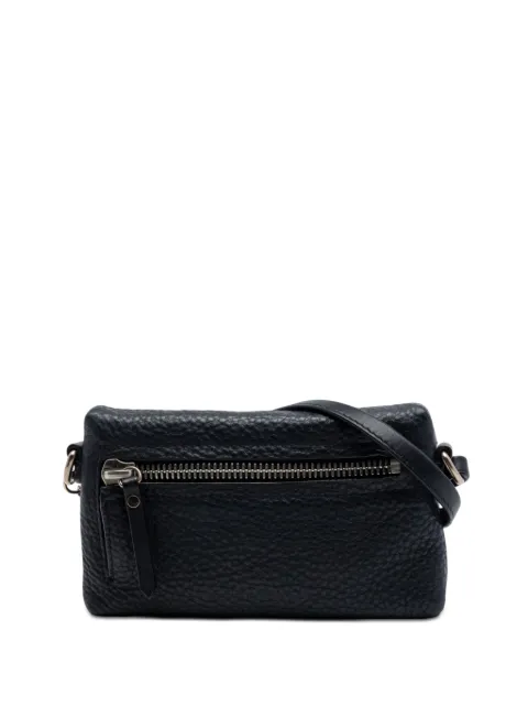 Burberry Pre-Owned 2000-2017 Mini Grainy Calfskin Rossett crossbody bag Black AVRO29CPBULQBX5L