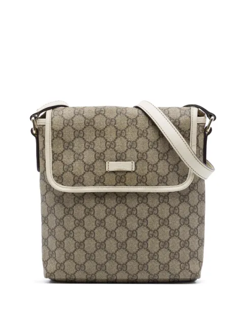 Gucci Pre-Owned 2016-2026 GG Supreme crossbody bag Neutrals AIM98C9C0XM0IJTR