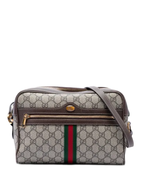 Gucci Pre-Owned 2016-2026 GG Supreme Ophidia crossbody bag Neutrals LG63TBM15WWNDU5S