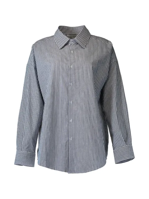 The Lady And The Sailor stripe-pattern shirt Blue SS2026SAILOR