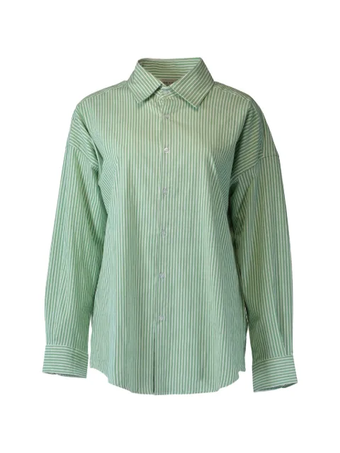 The Lady And The Sailor stripe-pattern shirt Green SS2026KELLY