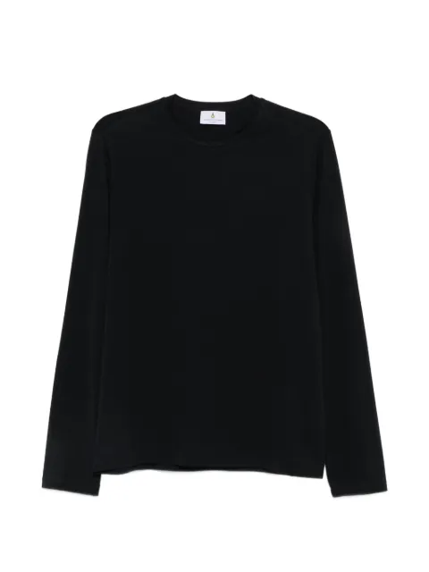 Magazzino Ricambi Ossigeno long-sleeve crew-neck T-shirt Black 02OSSIGENO